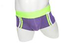 GIGO BOXER BIAS PURPLE 紫　前左右に白と蛍光黄緑縦ライン　蛍光黄緑バンド